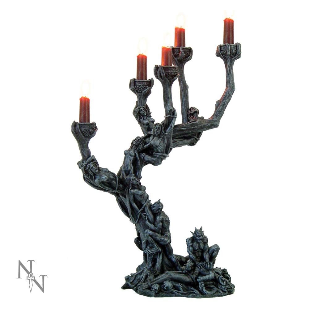 Nemesis Now - Hells Demons Bougeoir - Gris